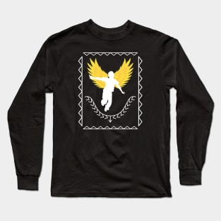 Koling Serpent Eagle pattern Long Sleeve T-Shirt